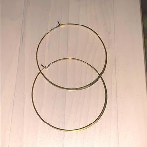 Michael Kors gold hoop earrings